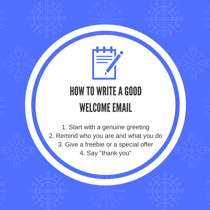 How to write a good welcome email